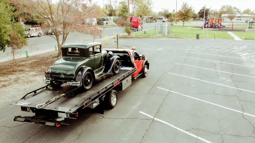 Flatbed tow truck near me Sacramento